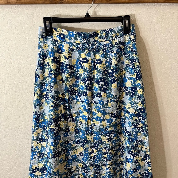 Ann Taylor Girl Floral Button Front Skirt With Matching Shirt - Picture 5 of 5